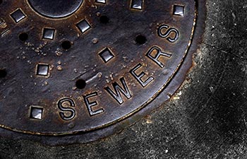 a sewer lid